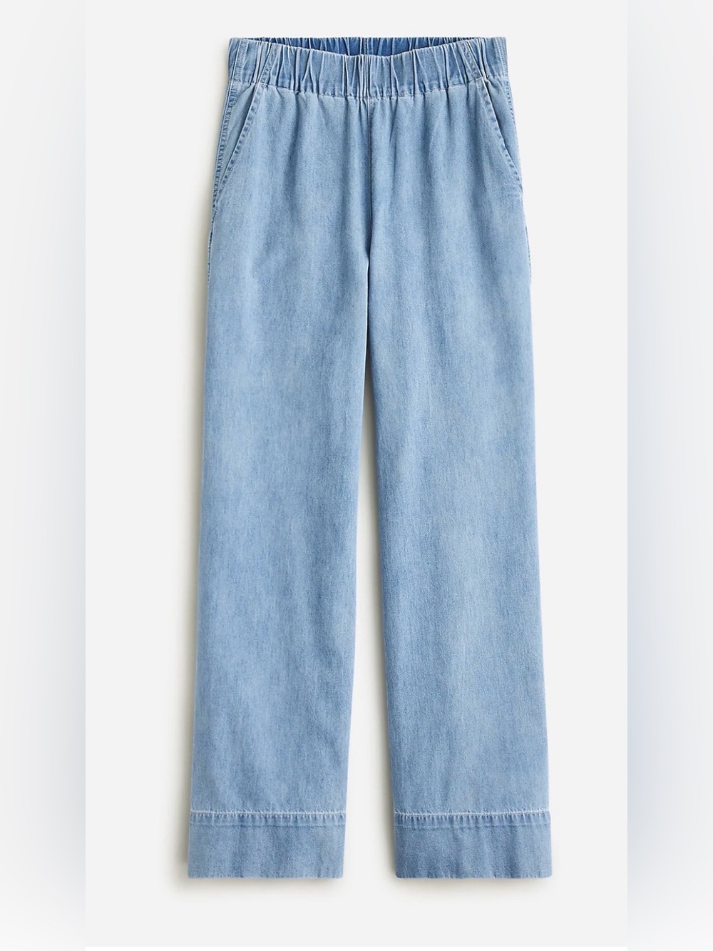NWOT New JCrew Astrid pant in chambray